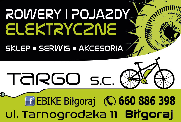 TARGO s.c. Biłgoraj Rowery i Pojazdy Elektryczne / Sklep / Serwis / Akcesoria 
