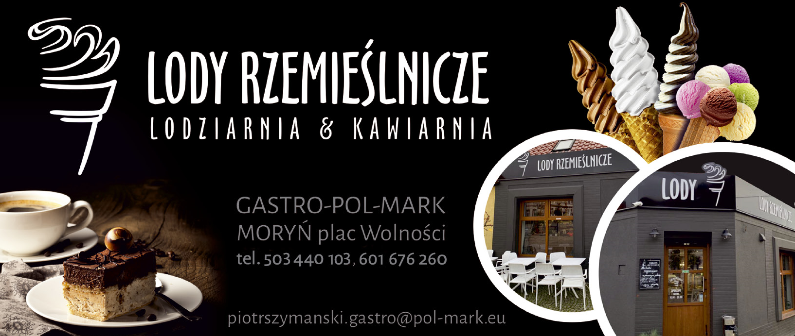 GASTRO-POL-MARK Moryń Lody Rzemieślnicze Lodziarnia & Kawiarnia