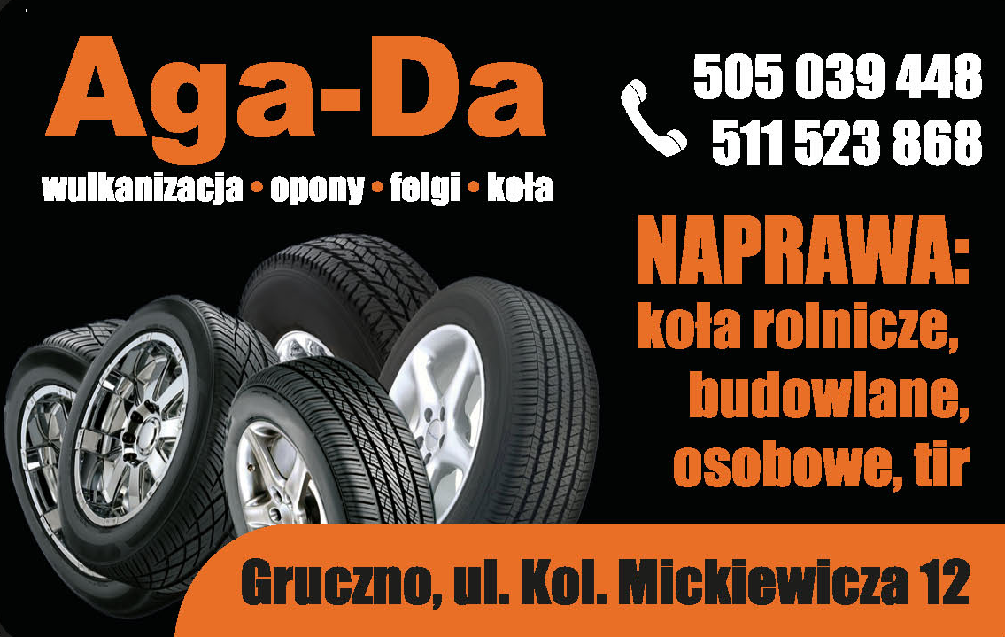 AGA-DA Gruczno Wulkanizacja / Opony / Felgi / Koła 