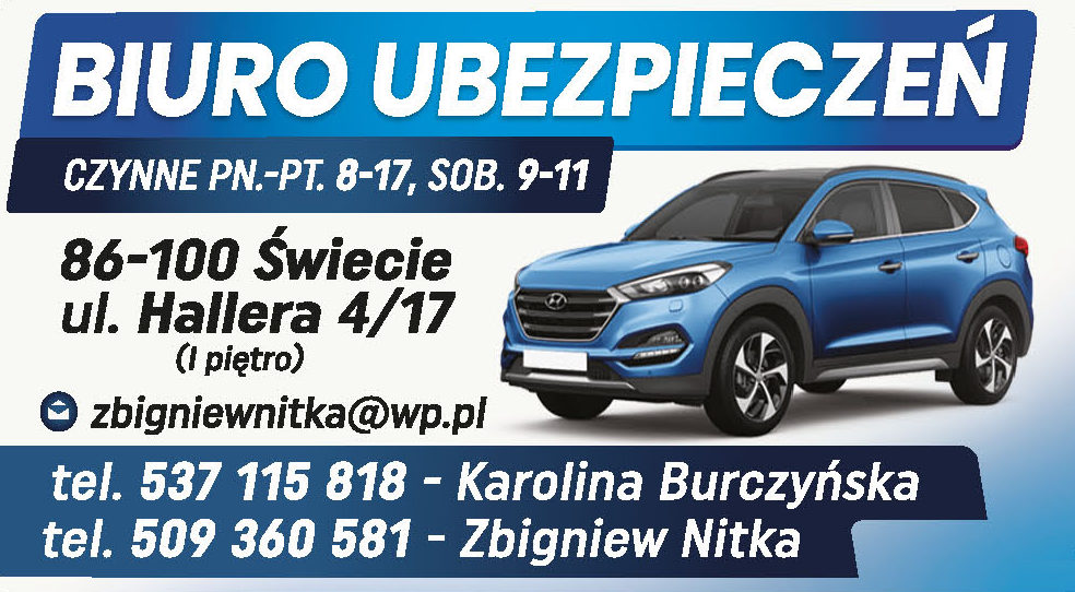 BIURO UBEZPIECZEŃ Karolina Burczyńska Świecie 