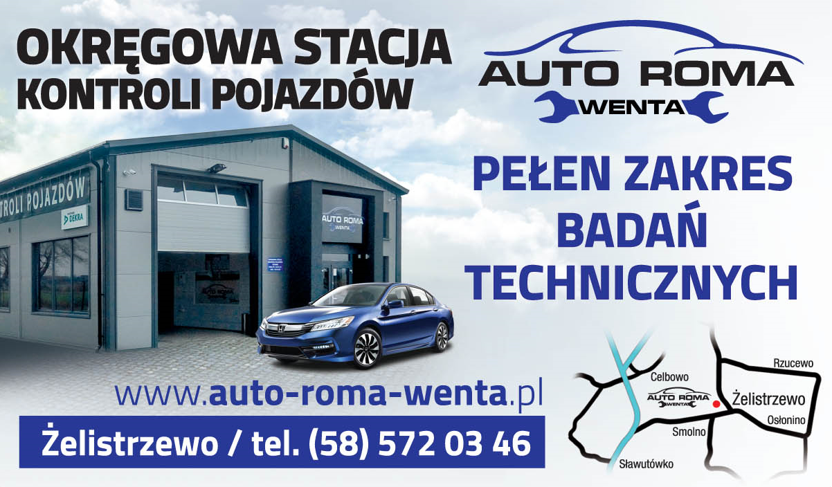 AUTO-ROMA WENTA Okręgowa Stacja Kontroli Pojazdów Żelistrzewo