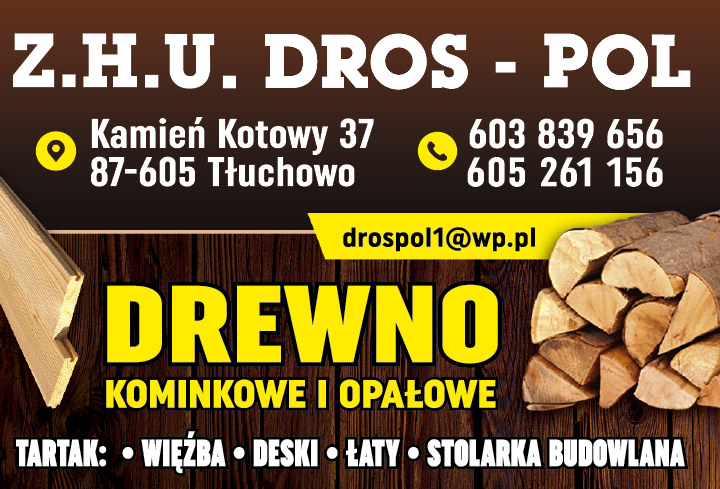 Z.H.U. DROS-POL Kamień Kotowy Drewno Kominkowe i Opałowe 