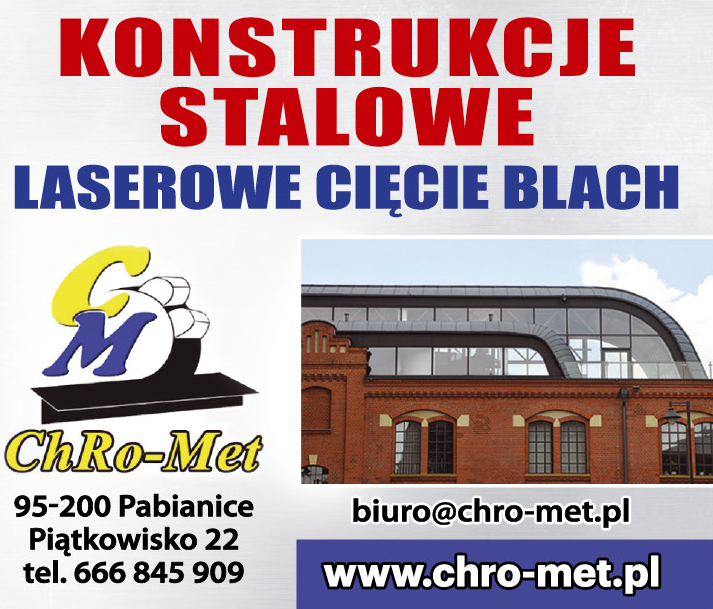 CHRO-MET Piątkowisko Konstrukcje Stalowe / Laserowe Cięcie Blach