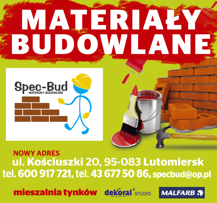 SPEC-BUD Lutomiersk Materiały Budowlane / Mieszalnia Tynków
