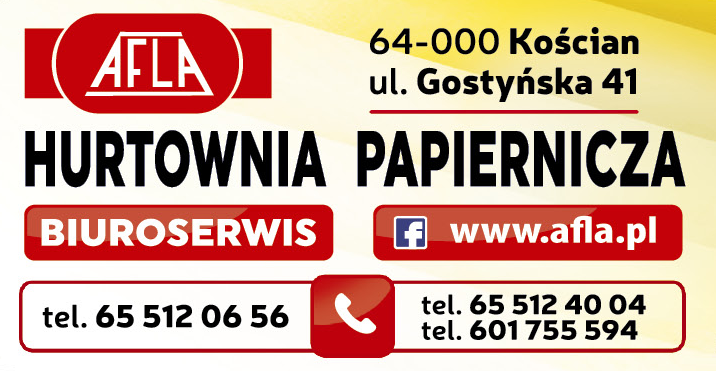 P. H. AFLA Kościan Hurtownia Papiernicza 