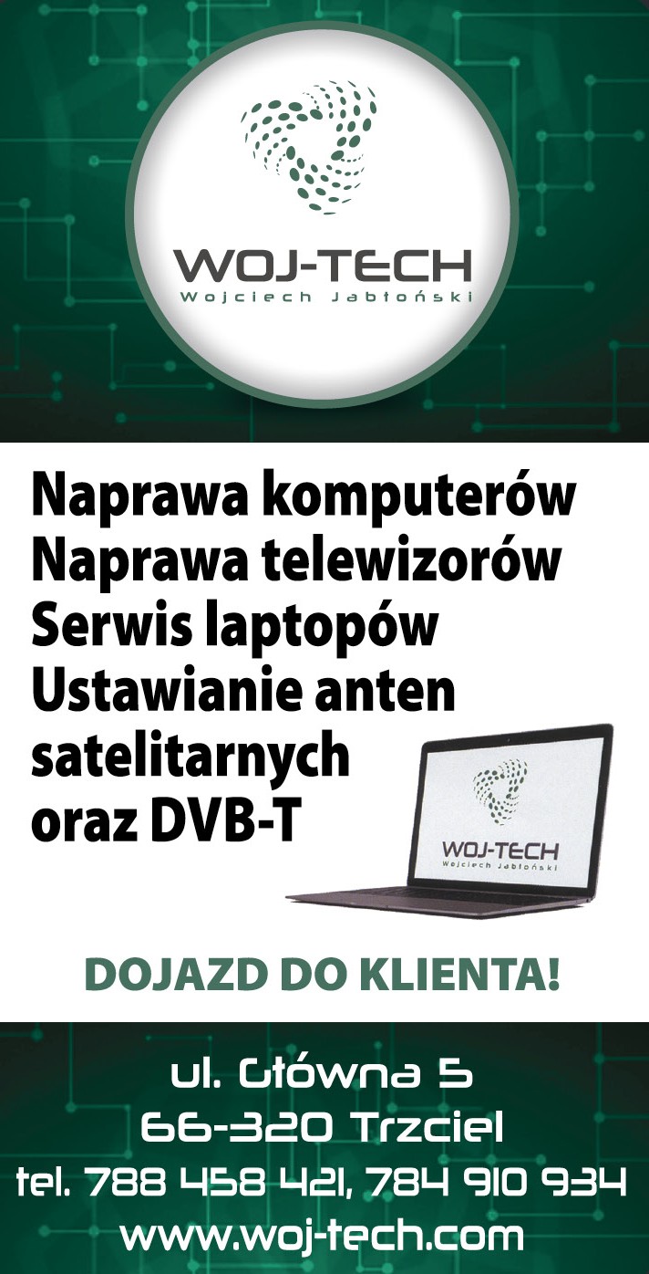 WOJ-TECH Wojciech Jabłoński Trzciel Naprawa Komputerów i Telewizorów / Serwis Laptopów