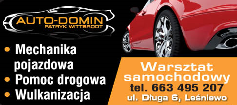 AUTO-DOMIN Patryk Wittbrodt Warsztat Samochodowy Leśniewo