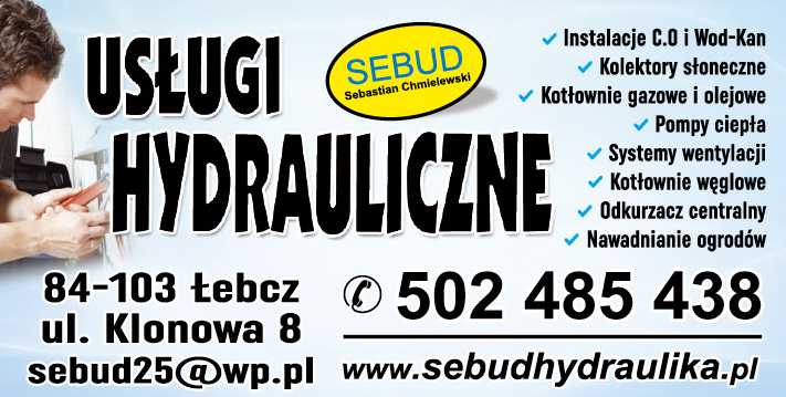 SEBUD Sebastian Chmielewski Łebcz Usługi Hydrauliczne
