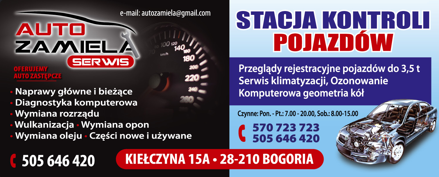 AUTO ZAMIELA Kiełczyna Auto Serwis / Stacja Kontroli Pojazdów