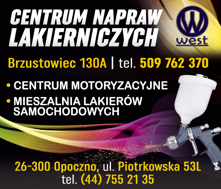 P.H.U. WEST Opoczno Centrum Napraw Lakierniczych / Centrum Motoryzacyjne / Mieszalnia Lakierów