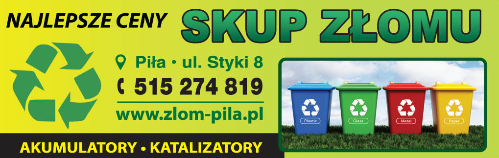 SKUP ZŁOMU Piła skupuje AKUMULATORY, KATALIZATORY 
