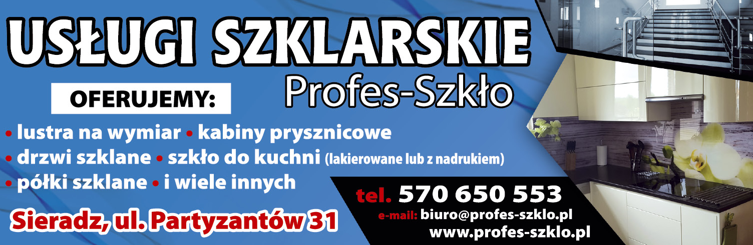 ZAKŁAD SZKLARSKI Profes-Szkło Sieradz Lustra Na Wymiar / Kabiny Prysznicowe / Drzwi Szklane 