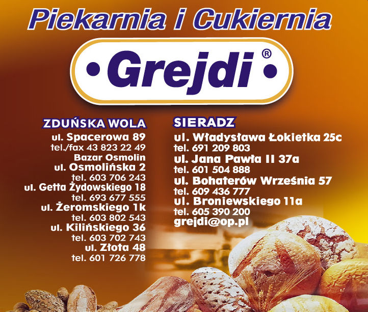 Grejdi PIEKARNIA I CUKIERNIA Sieradz 