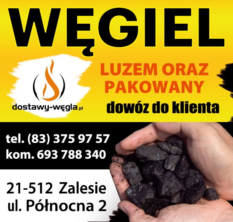 DOSTAWY-WĘGLA.pl Zalesie Węgiel Luzem oraz Pakowany / Dowóz Do Klienta