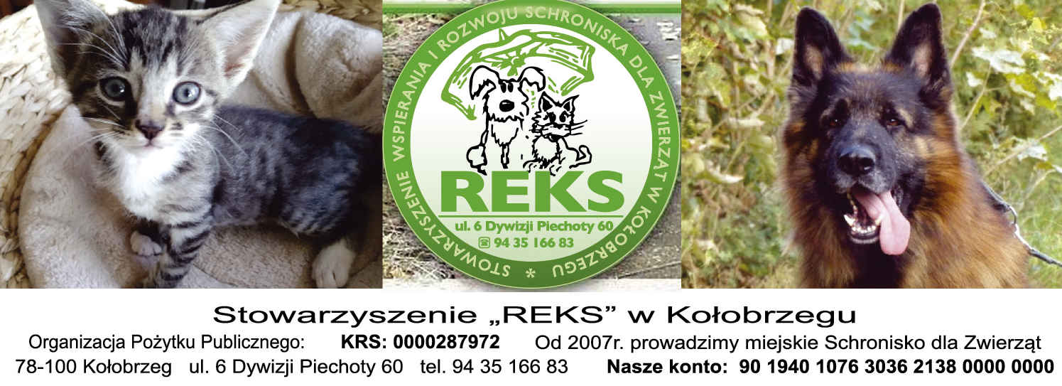 "REKS" Kołobrzeg Stowarzyszenie Wspierania i Rozwoju Schroniska dla Zwierząt w Kołobrzegu