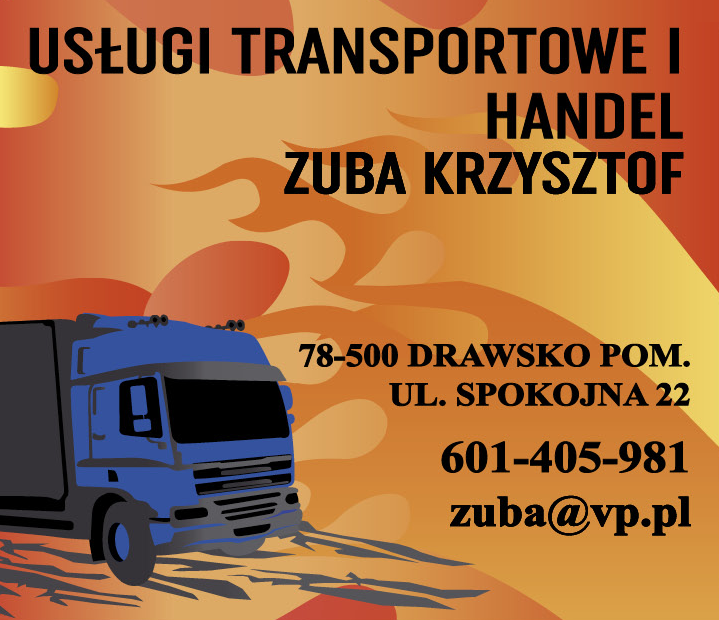 USŁUGI TRANSPORTOWE I HANDEL Zuba Krzysztof Drawsko Pomorskie 