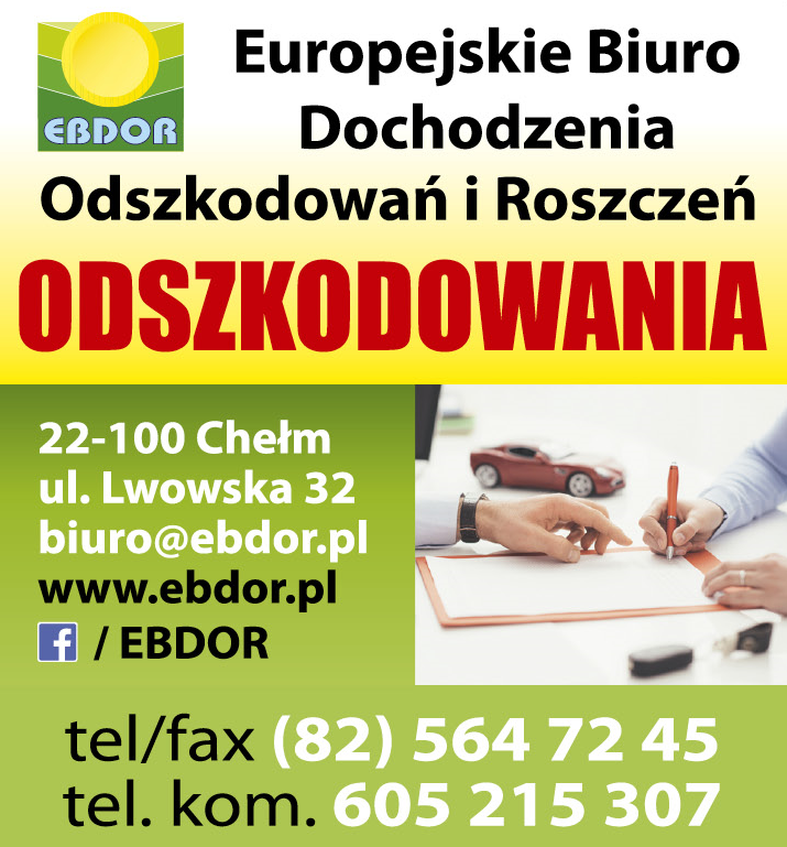 Europejskie Biuro Dochodzenia Odszkodowań i Roszczeń Chełm Odszkodowania