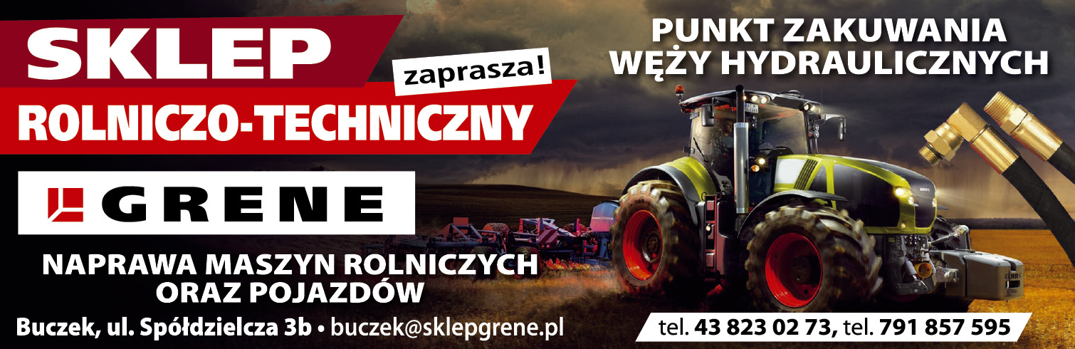 GRENE Sklep Rolniczo-Techniczny Buczek Naprawa Maszyn Rolniczych Oraz Pojazdów
