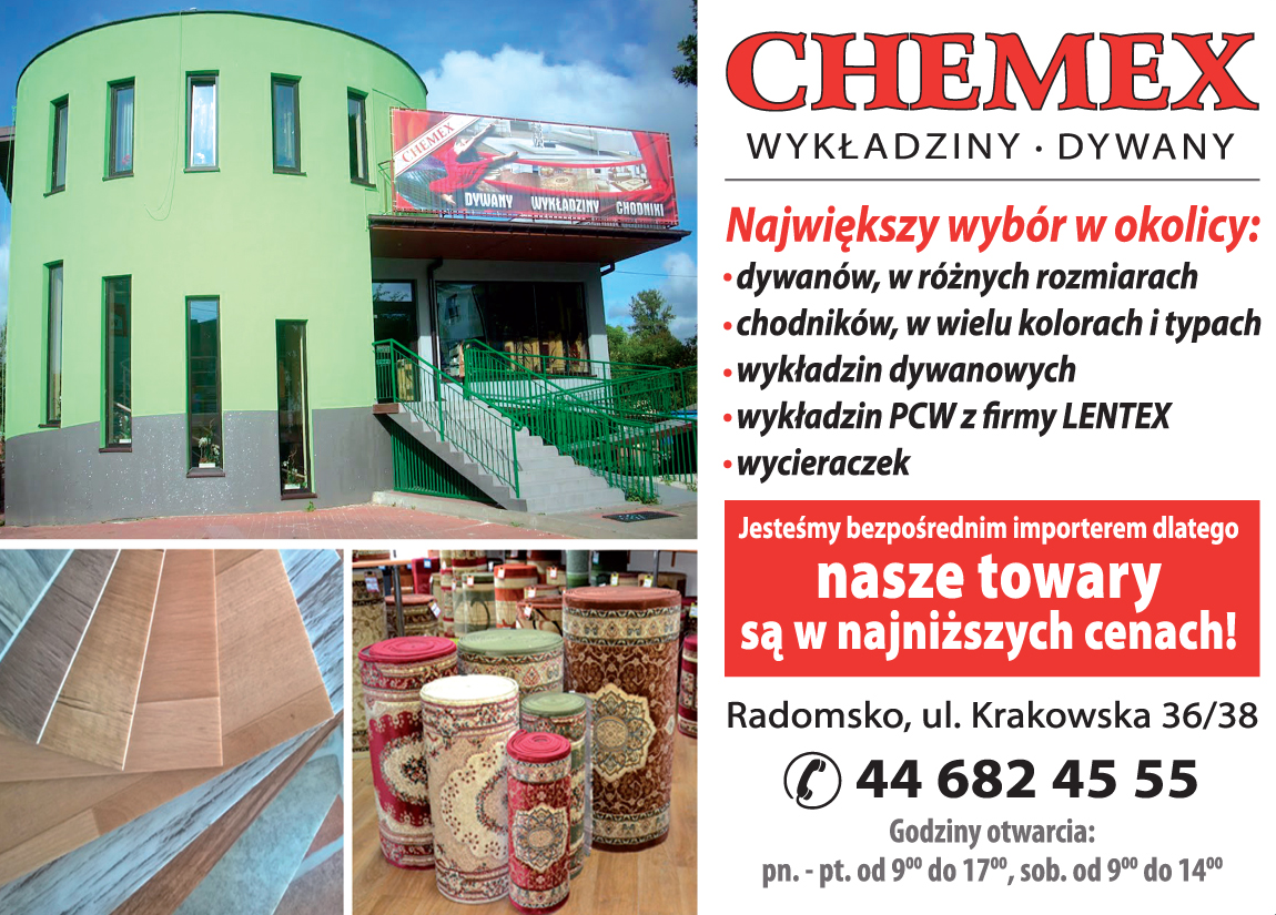 CHEMEX Radomsko Hurtownia Dywanów i Wykładzin 