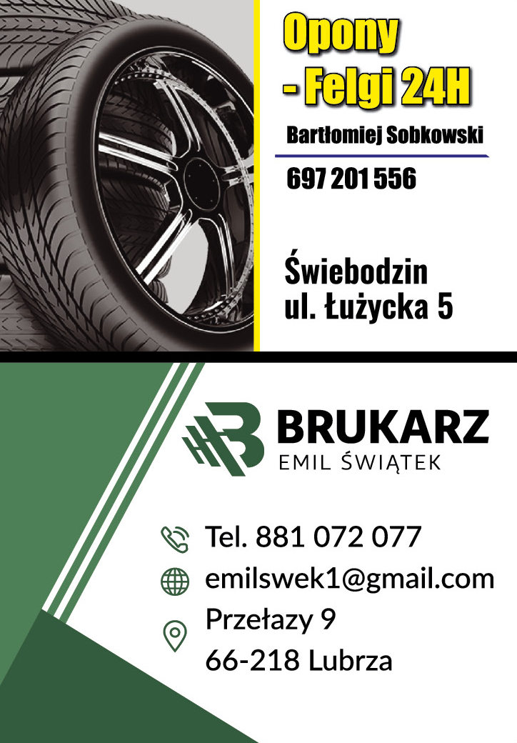 BRUKARZ Emil Świątek Przełazy | OPONY-FELGI 24H Bartłomiej Sobkowski Świebodzin