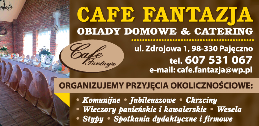 CAFE FANTAZJA Pajęczno Obiady Domowe & Catering
