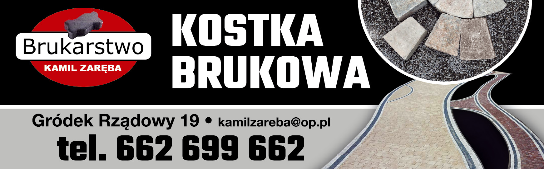 BRUKARSTWO Kamil Zaręba Gródek Rządowy Kostka Brukowa