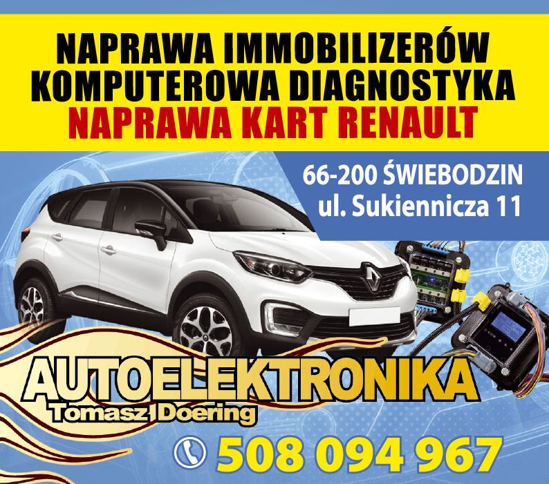 AUTO ELEKTRONIKA Tomasz Doering Świebodzin Naprawa Immobilizerów / Komputerowa Diagnostyka 