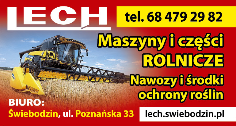 PHU LECH Spółka z o.o. Świebodzin Maszyny i Części Rolnicze / Nawozy i Środki Ochrony Roślin