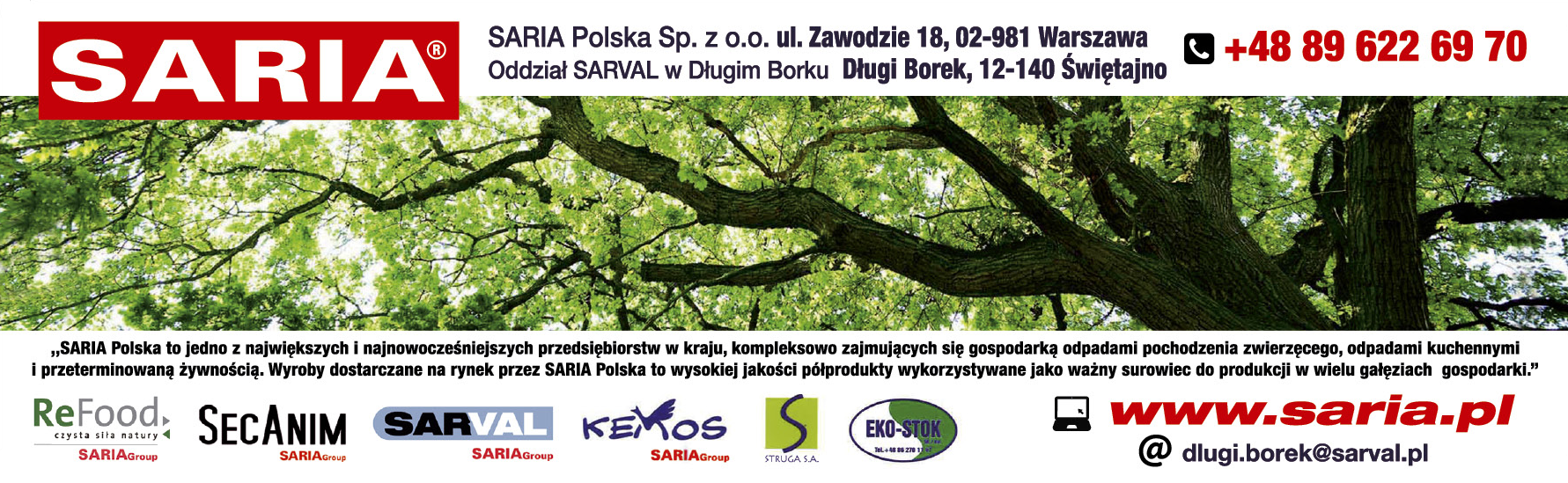 SARIA Polska Sp. z o.o. Świętajno 