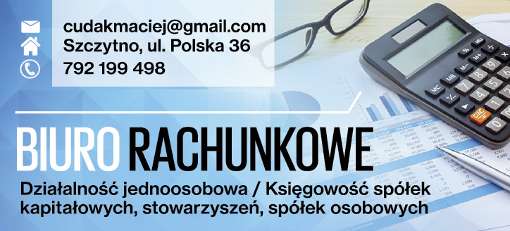BIURO RACHUNKOWE Maciej Cudak Szczytno 