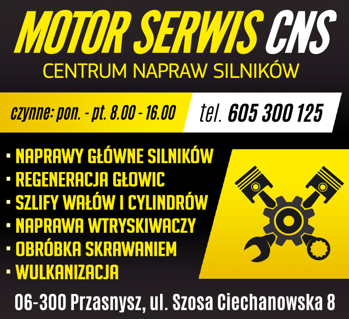 MOTOR SERWIS Centrum Napraw Silników Przasnysz Naprawy Główne Silników / Regeneracja Głowic