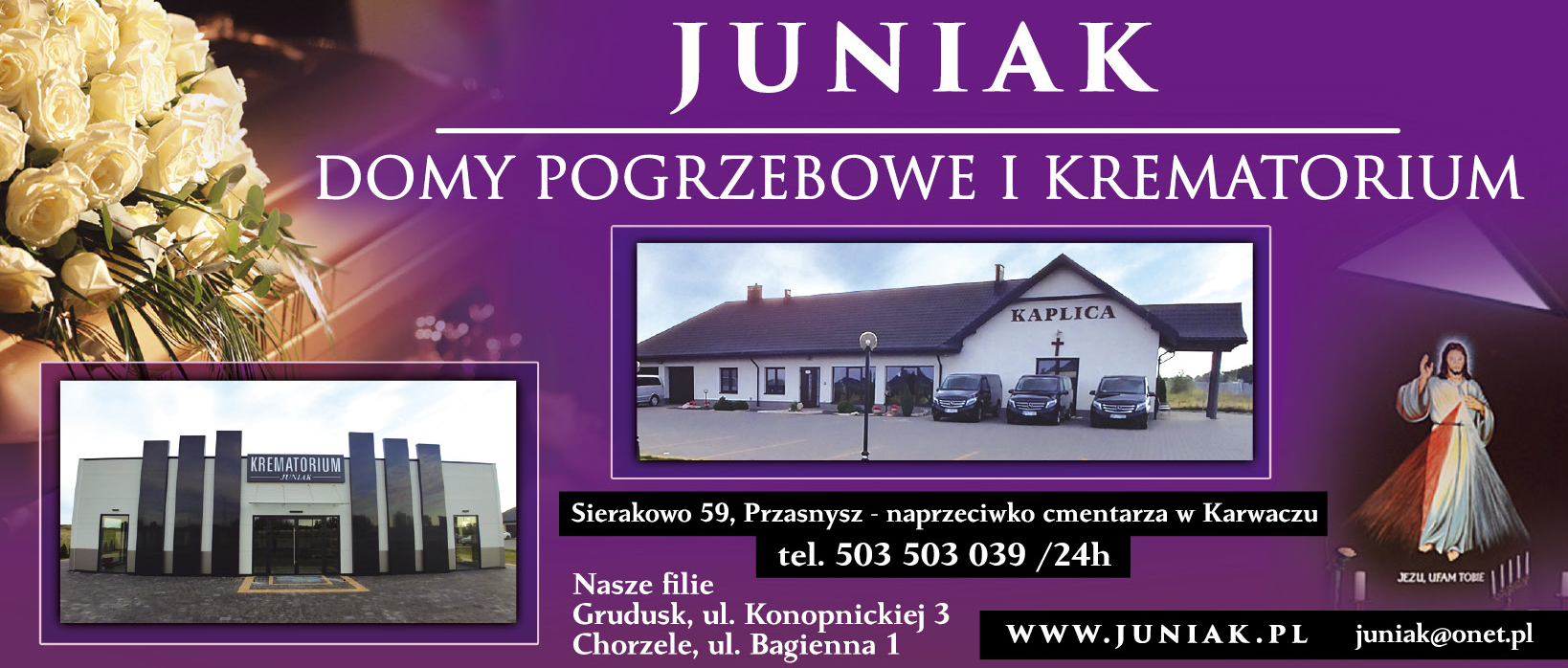 JUNIAK Sierakowo Domy Pogrzebowe i Krematorium