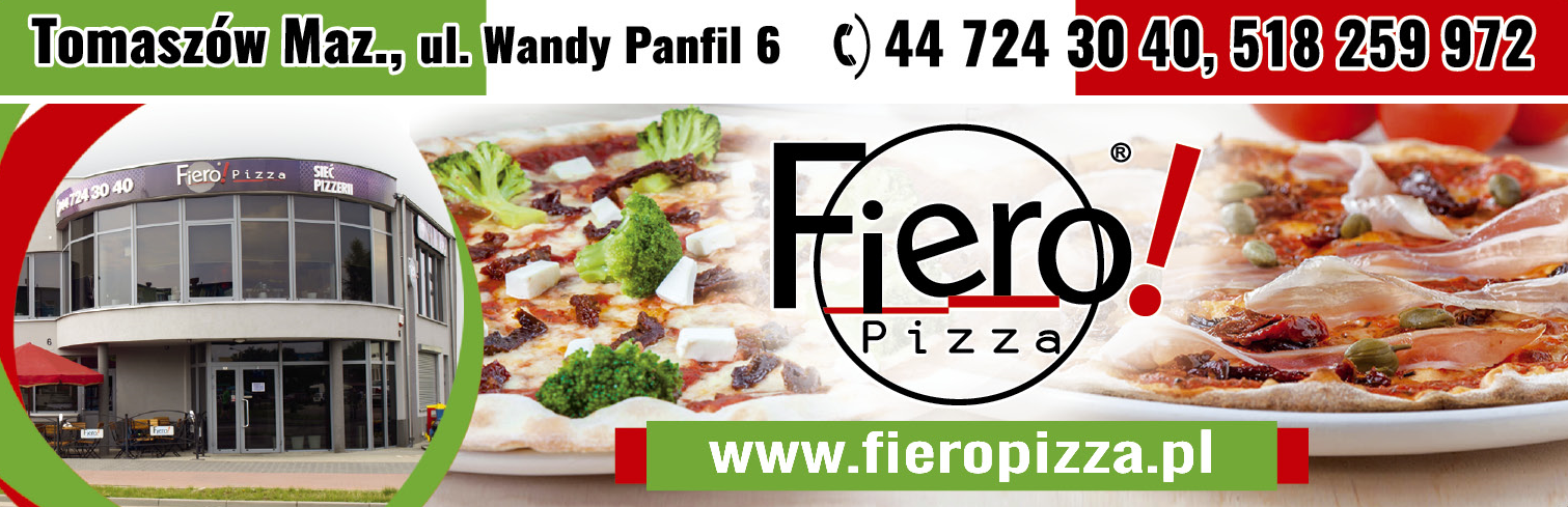 FIERO! Pizza Tomaszów Mazowiecki Pizza / Sałatki / Makarony / Dania i Przekąski / Menu Dla Dzieci
