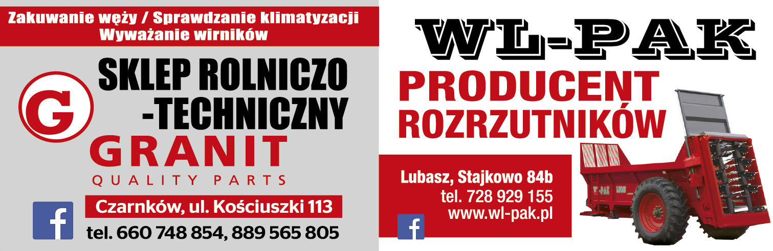 WL-PAK Stajkowo Producent Rozrzutników | GRANIT Sklep Rolniczo-Techniczny Czarnków