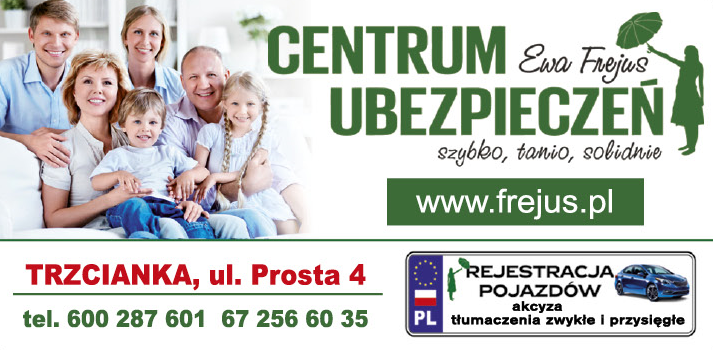 CENTRUM UBEZPIECZEŃ Ewa Frejus Trzcianka Ubezpieczenia / Rejestracja Pojazdów / Akcyza / Tłumaczenia
