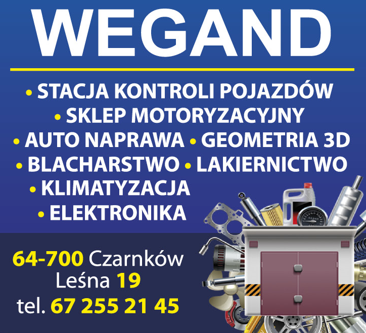 WEGAND Czarnków Stacja Kontroli Pojazdów / Sklep Motoryzacyjny / Auto Naprawa / Geometria 3D
