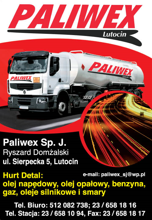 PALIWEX Sp. J. Lutocin Ryszard Domżalski