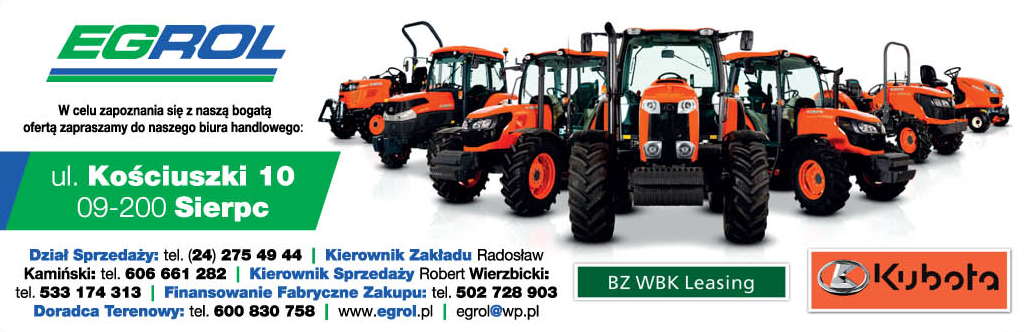 EGROL Maszyny i Ciągniki Rolnicze w Sierpcu