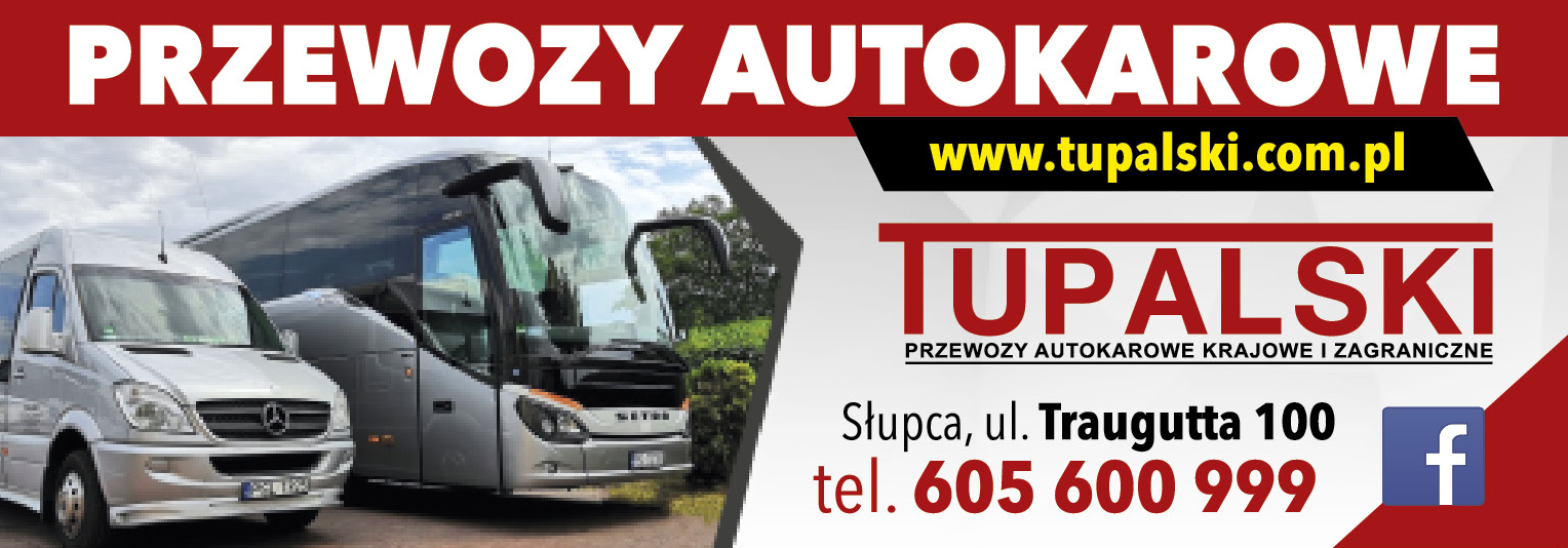 TUPALSKI TRANSPORT Słupca Przewozy Autokarowe - Krajowe i Zagraniczne