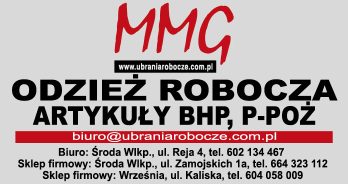 MMG Sp. J. Środa Wlkp. Odzież Robocza / Artykuły BHP, P-POŻ