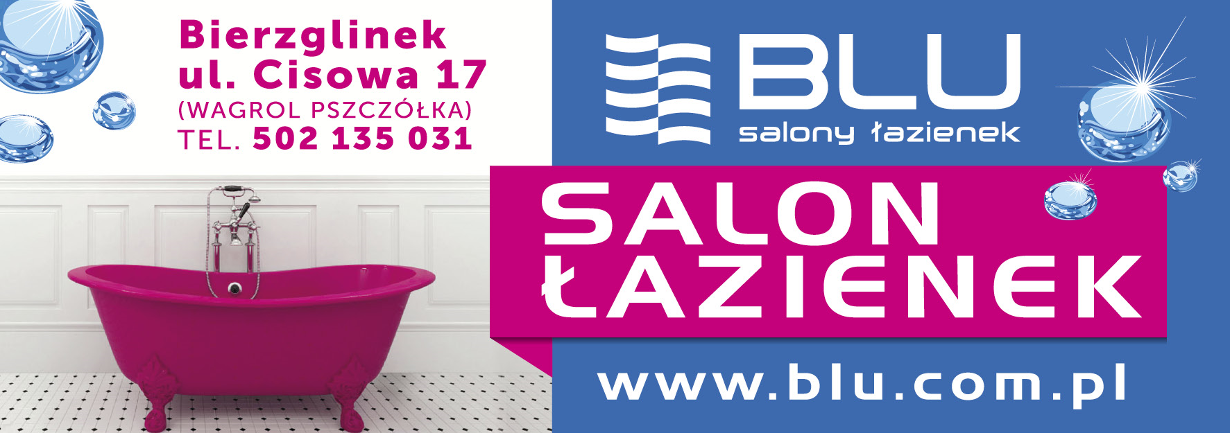 BLU Bierzglinek Salon Łazienek