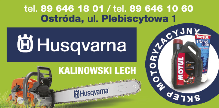 FHU KALINOWSKI LECH Ostróda Autoryzowany Diler Husqvarna / Sklep Motoryzacyjny