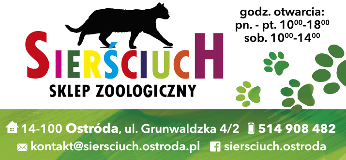 SIERŚCIUCH Sklep Zoologiczny Ostróda