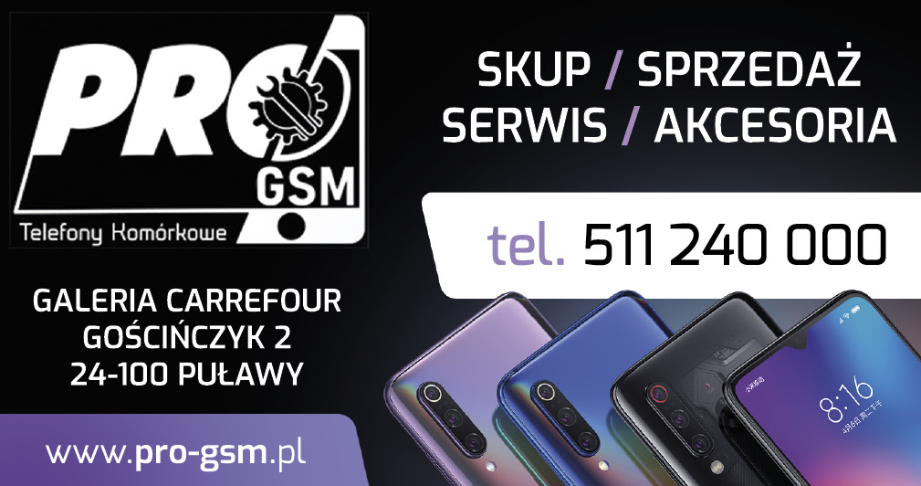 PRO GSM s.c. Puławy Telefony Komórkowe / Skup / Sprzedaż / Serwis / Akcesoria