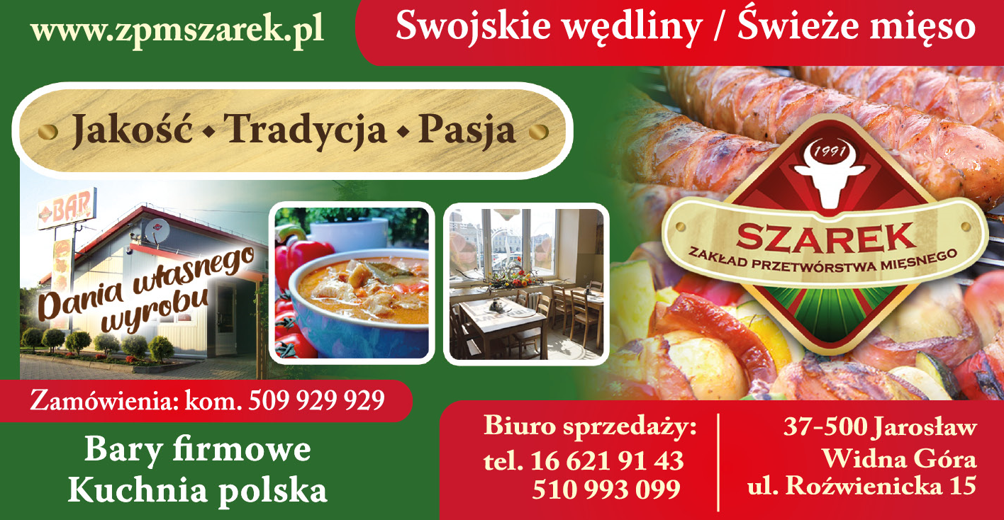 Zakład Przetwórstwa Mięsnego "Szarek" Widna Góra Swojskie Wędliny / Świeże Mięso