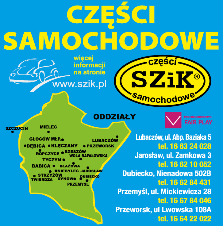 SZiK ® Części Samochodowe - Lubaczów, Jarosław, Dubiecko, Przemyśl, Przeworsk