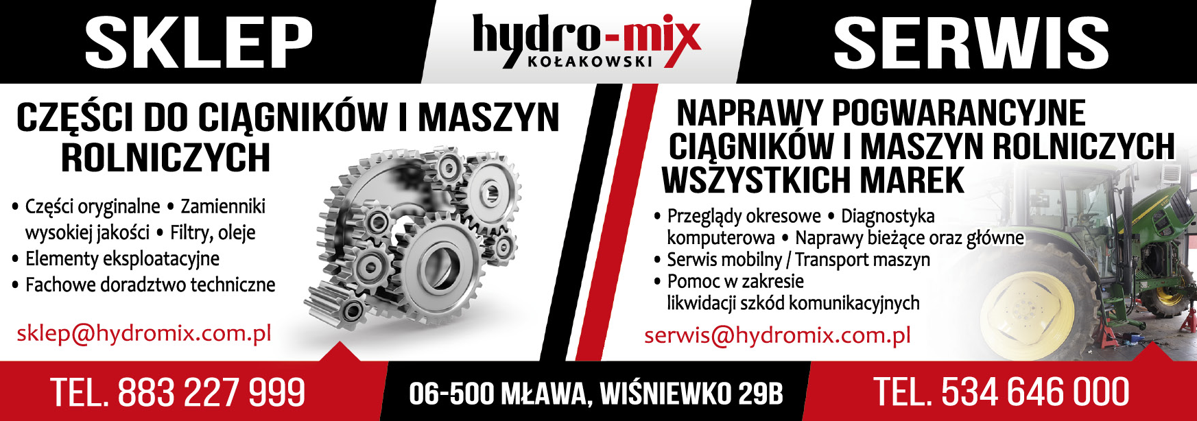 HYDRO-MIX Kołakowski Wiśniewko Części Do Ciągników i Maszyn Rolniczych / Serwis