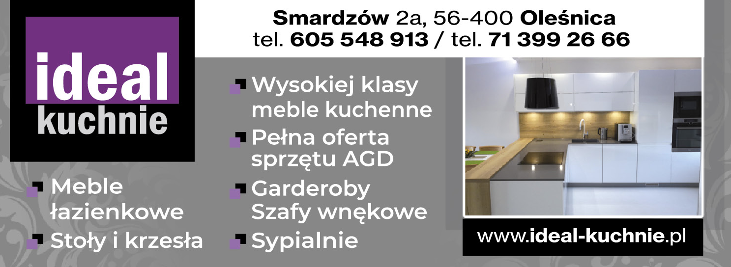 IDEAL KUCHNIE Smardzów Meble Kuchenne / Meble Łazienkowe / Sprzęt AGD / Sypialnie / Garderoby