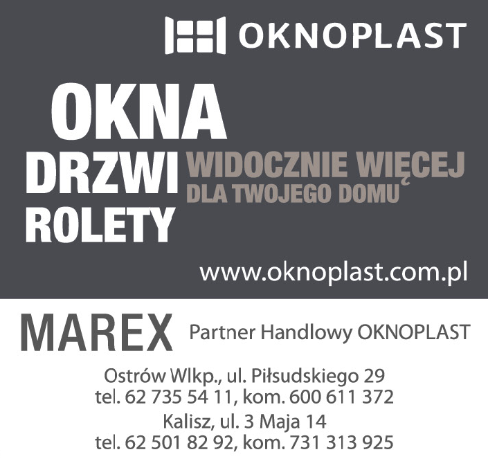 MAREX Partner Handlowy OKNOPLAST Ostrów Wlkp. Okna / Drzwi / Rolety