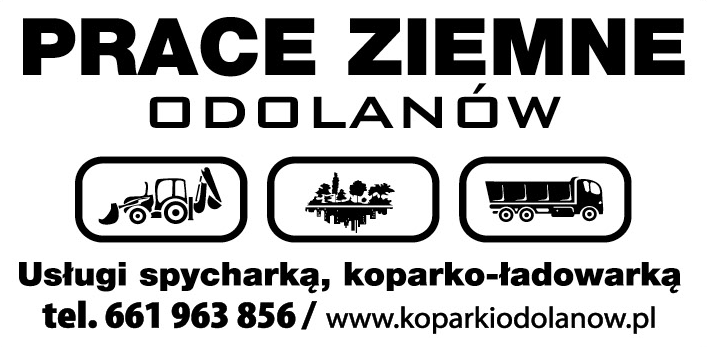 Zakład Usług i Transportu Odolanów Prace Ziemne / Usługi Spycharką / Usługi Koparko-Ładowarką